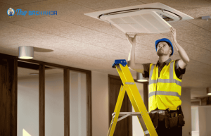 thi công lắp đặt máy lạnh âm trần